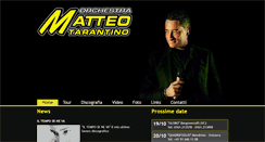 Desktop Screenshot of orchestramatteo.it